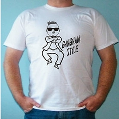 Công ty Cadisun | Áo nhóm Gangnam style màu trắng