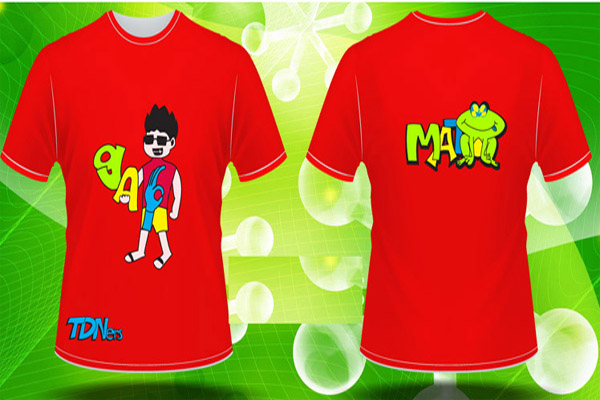 Đồng phục áo phông màu đỏ | May Dong phuc