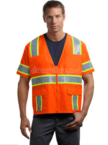 Áo gile phản quang 17 | May Dong phuc