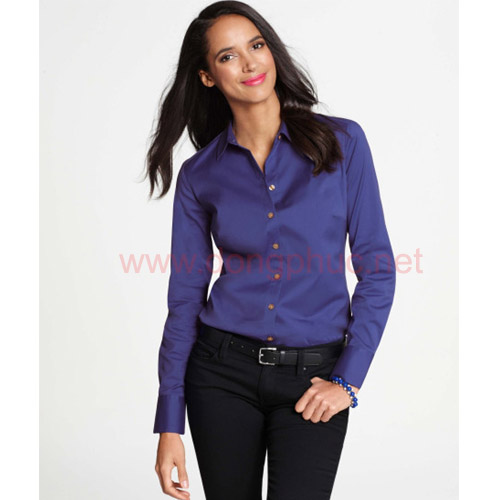 Áo sơ mi nữ 01 | May Dong phuc