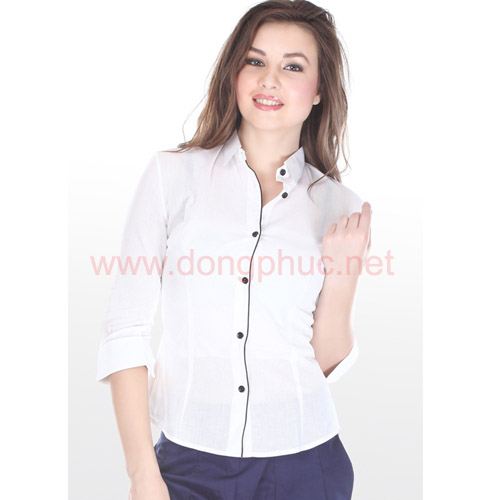 Áo sơ mi nữ 02 | May Dong phuc