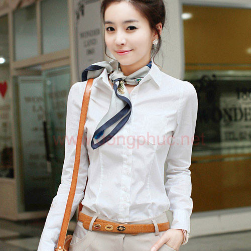 Áo sơ mi nữ 14 | May Dong phuc