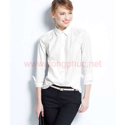 Áo sơ mi nữ 36 | May Dong phuc