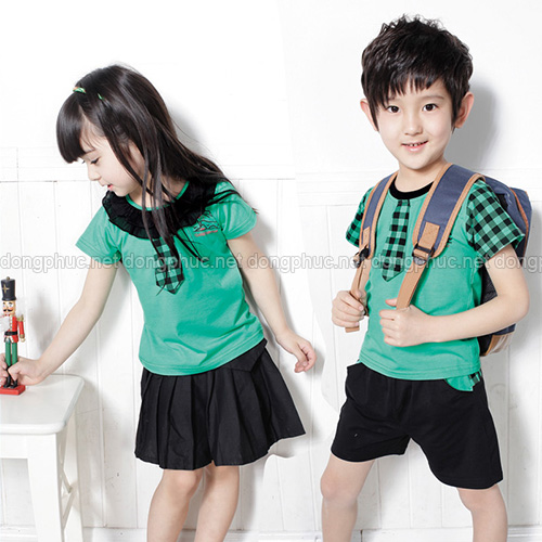 Áo đồng phục cổ tròn | Đồng phục mầm non 16