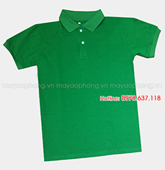 Áo phông may sẵn xanh lá | May Dong phuc