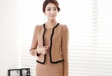 Váy liền cách điệu duyên dáng mùa lạnh | May Dong phuc