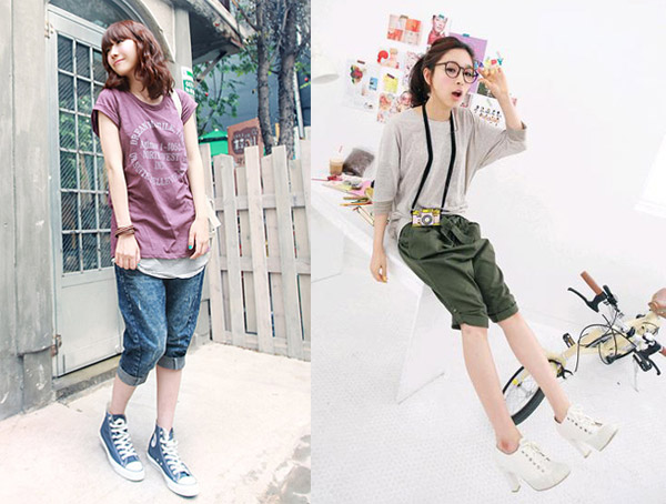 Thu phong cách với quần baggy | May Dong phuc