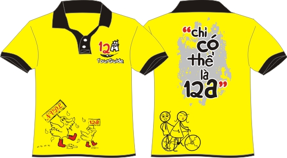 Đồng phục lớp màu vàng | May Dong phuc