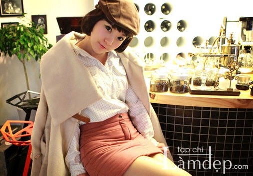 Sành điệu & Quyến rũ với style mũ mùa Đông | May Dong phuc