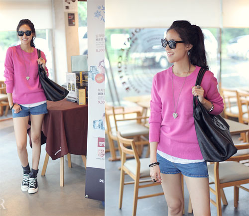 Cô gái tự tin diện short mùa thu | May Dong phuc