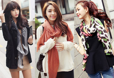 Thu lãng mạn với khăn bồng bềnh | May Dong phuc