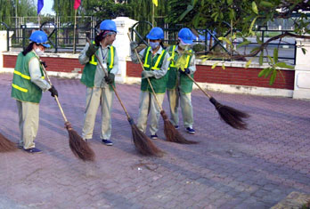 Đồng phục công nhân môi trường | May Dong phuc