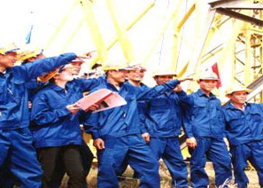 Đồng phục công nhân xây dựng | May Dong phuc