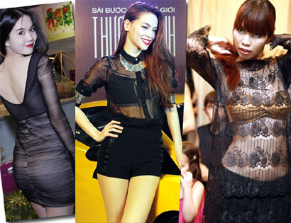 ‘Cơn bão’ mốt xuyên thấu trở lại showbiz Việt | May Dong phuc