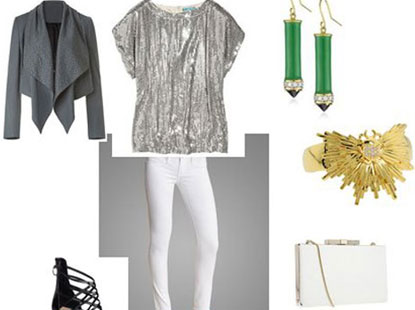 4 kết hợp cực chất khi mặc jeans trắng | May Dong phuc