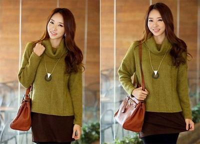 Nữ tính hơn với áo len Đông 2012 | May Dong phuc