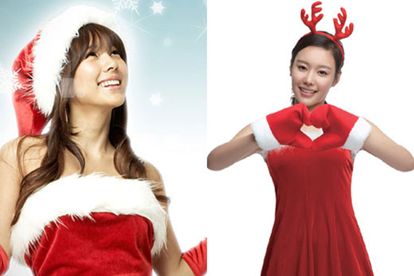 Trang phục noel màu đỏ | May Dong phuc