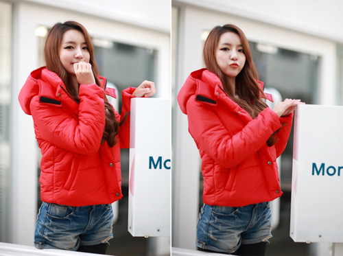 Áo phao ngắn cho cô nàng năng động | May Dong phuc