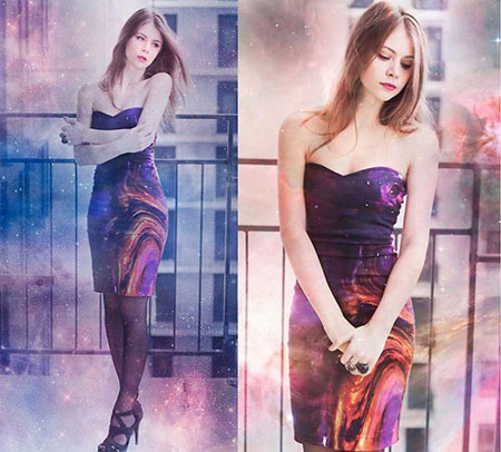 Xu hướng họa tiết galaxy gây sốt giới trẻ | May Dong phuc