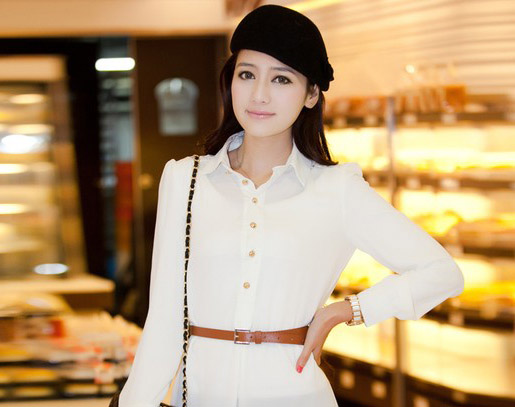 Mix sơ mi trắng cực xinh xắn | May Dong phuc