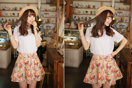 Xuống phố dịu dàng cùng váy hoa | May Dong phuc