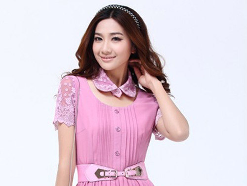 Bay bổng và lãng mạn với váy pleat | May Dong phuc