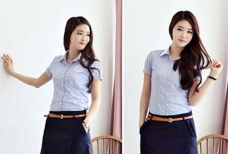 Tự tin sải bước chốn công sở với quần short | May Dong phuc