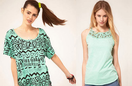 Màu xanh bạc hà tươi mát ngày hè | May Dong phuc