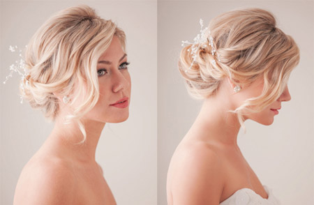 Búi tóc hợp với mọi kiểu váy cưới | May Dong phuc