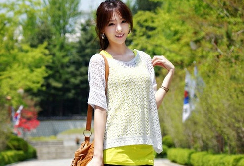 Cuối tuần F5 phong cách với áo lưới mát mẻ | May Dong phuc