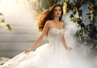 Đẹp lung linh với váy cưới quây | May Dong phuc