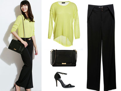 4 xu hướng kết hợp quần suông gây bão Thu 2013 | May Dong phuc