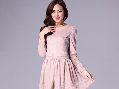 Váy xòe tuyệt đẹp đến công sở ngày Thu | May Dong phuc