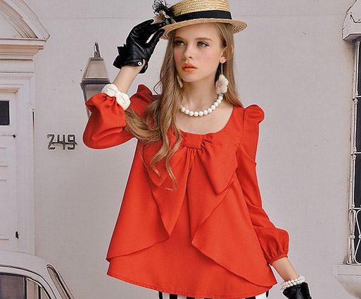 Style thu đông sắc màu cho teengirl | May Dong phuc