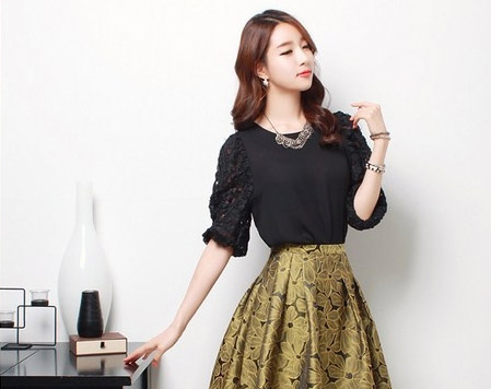 Diện chân váy đẹp đến công sở ngày Thu | May Dong phuc