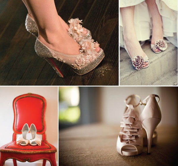 Những cô dâu có nước da bánh mật không hợp với màu giày này, vì khi đi vào, cả cô dâu và đôi giày cùng bị chìm nghỉm.