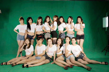 12. 13. Dàn thí sinh chung kết Miss ĐH Sân khấu điện ảnh 2012