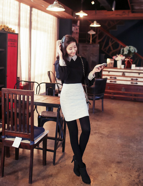 Sơ mi lai áo len lịch lãm