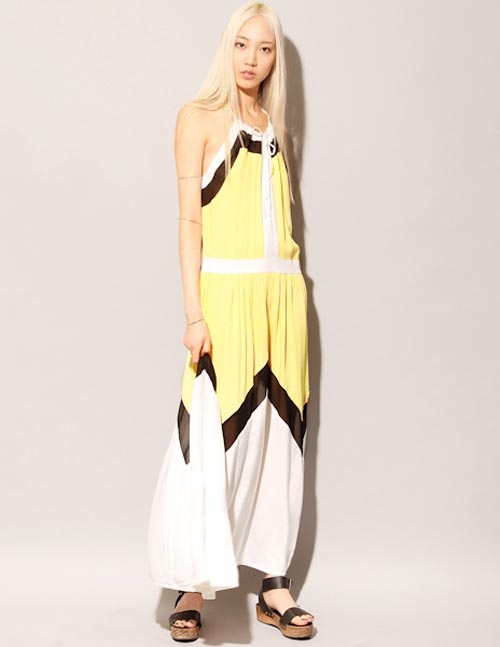 Cách ghép màu thổi bùng xu hướng mới, Váy - Đầm, Thời trang, cach dung mau trong thoi trang, vay oversize, vay suong, hoa tiet, xu huong thoi trang